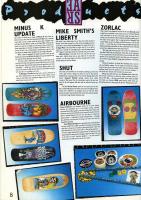 Skateboard Products Page February 1990